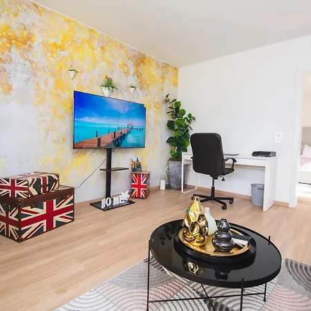 Dortmunder Erdgeschoss-luxusloft Mit Grossen Balkon, Netflix Und 250 Mbytes Highspeed Wifi Wilhelmshohe