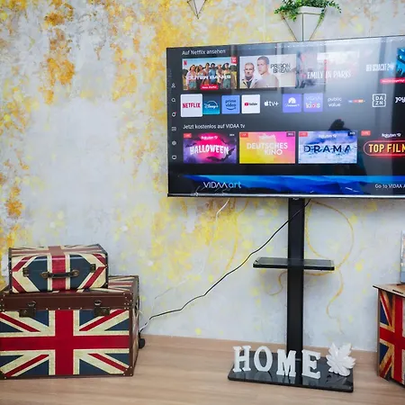 Apartment Dortmunder Erdgeschoss-luxusloft Mit Grossen Balkon, Netflix Und 250 Mbytes Highspeed Wifi